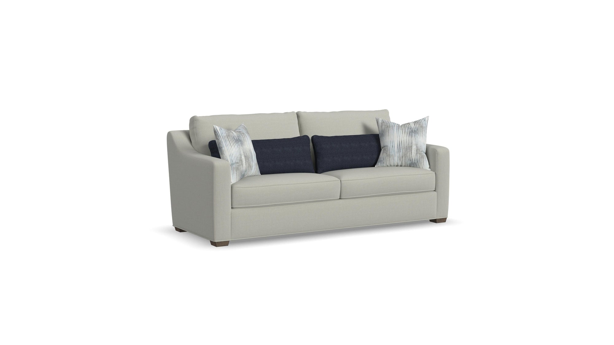 Milo - Fabric Two- Fabric Cushion Sofa