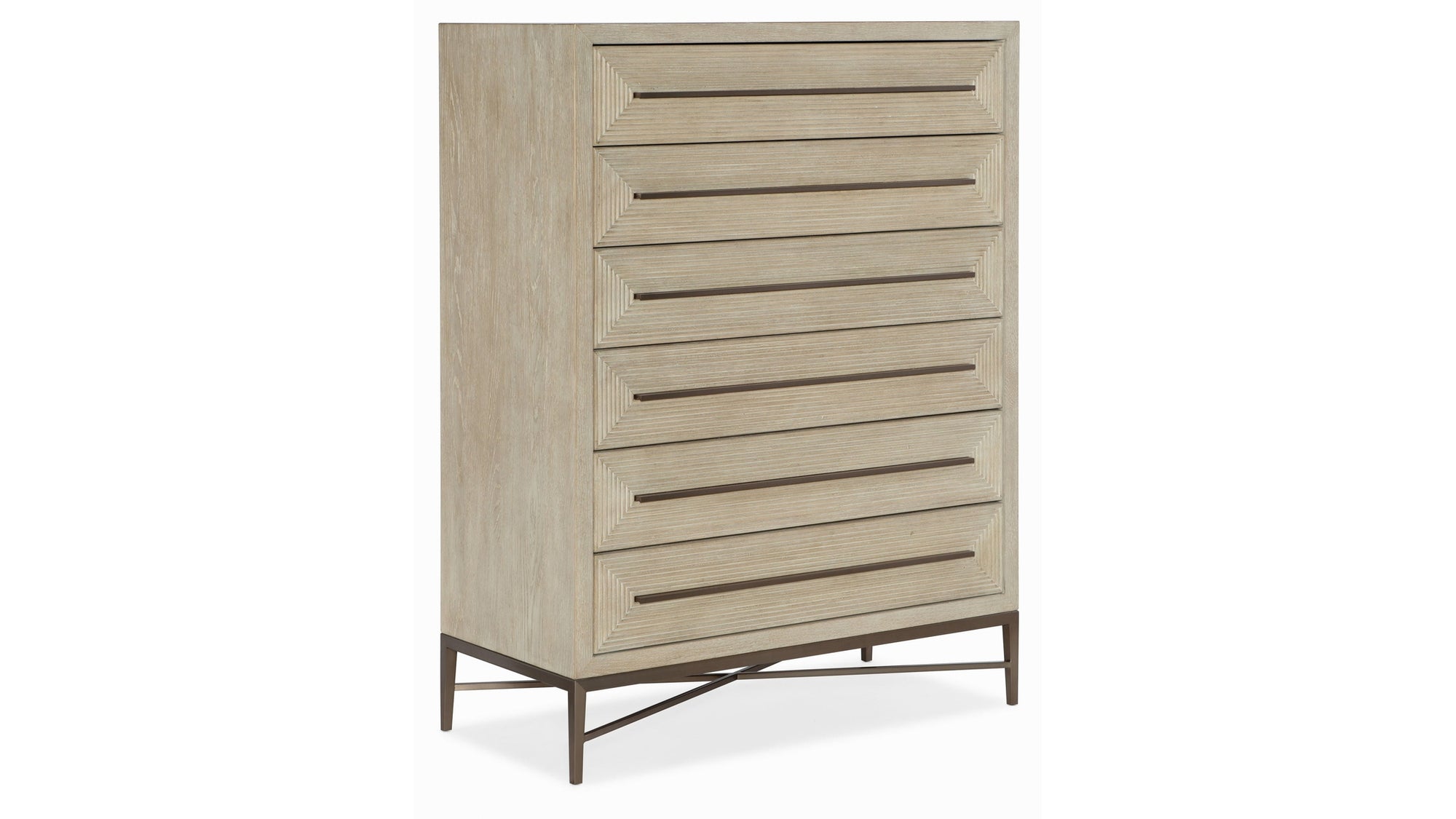 Cascade - 6-Drawer Chest - Light Brown