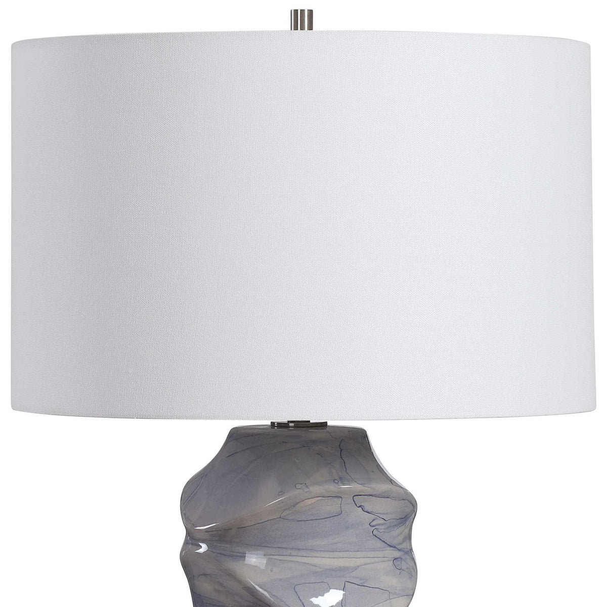 Waves - Table Lamp - Blue &amp; White