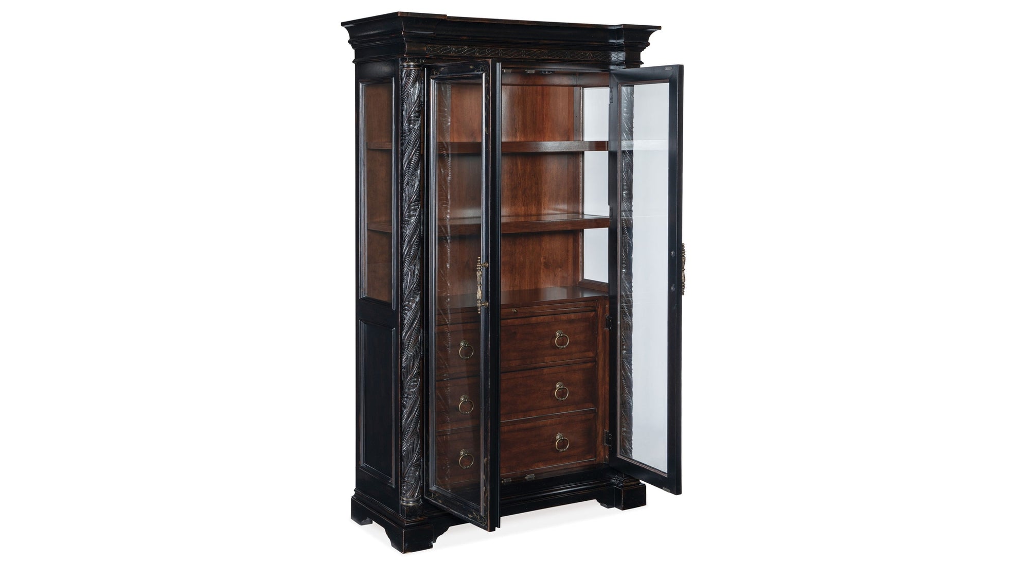 Charleston - Display Cabinet - Black