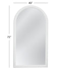 Vega - Floor Mirror - Matte White