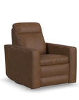 Dutch - Power Swivel Gliding Recliner With Power Headrest, Lumbar, Heat & Massage