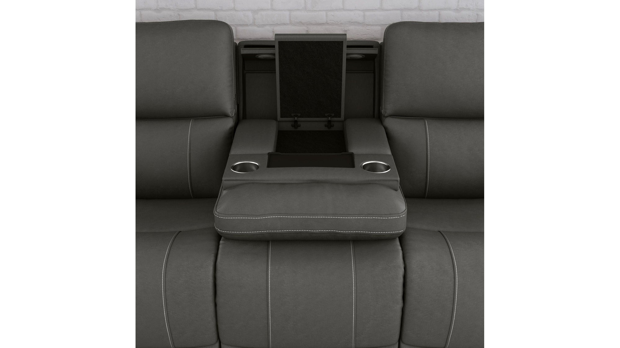 Carter - Power Reclining Sofa With Console &amp; Power Headrests &amp; Lumbar