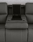 Carter - Power Reclining Sofa With Console & Power Headrests & Lumbar