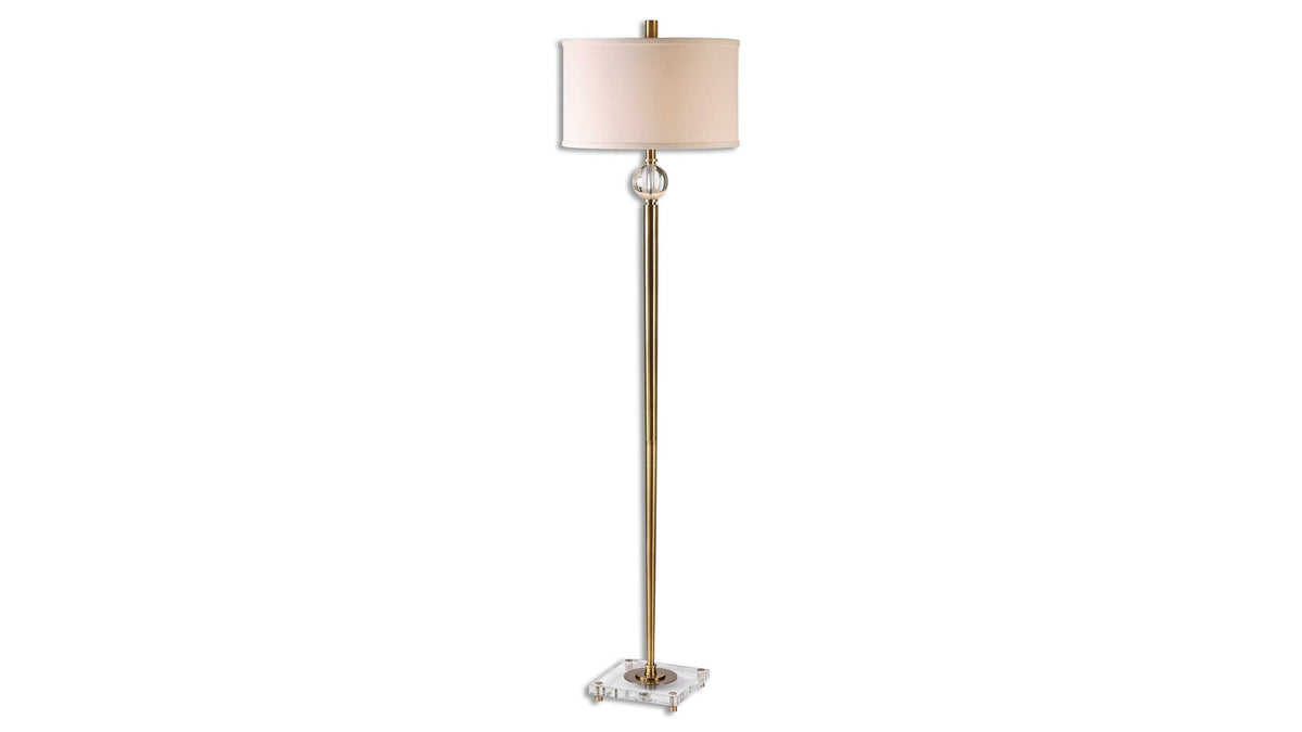 Mesita - Floor Lamp - Brass