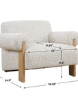 Juncture - Upholstered Accent Chair - White