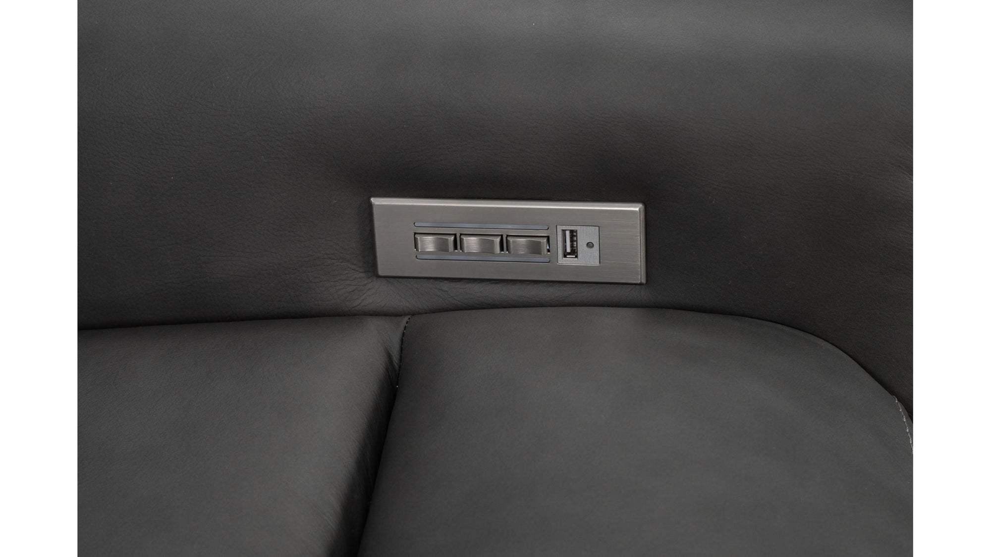 Pierce - Power Sofa With Power Recline, Power Headrest Drop Down Table With Two Cup Holders -Zero Gravity, Lumbar