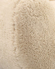 Abide - Rounded Sheepskin Sofa - Beige