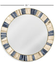 Keena - Wall Mirror - Blue