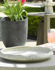 Stardust Ripple - Indoor-Outdoor Bowl - White