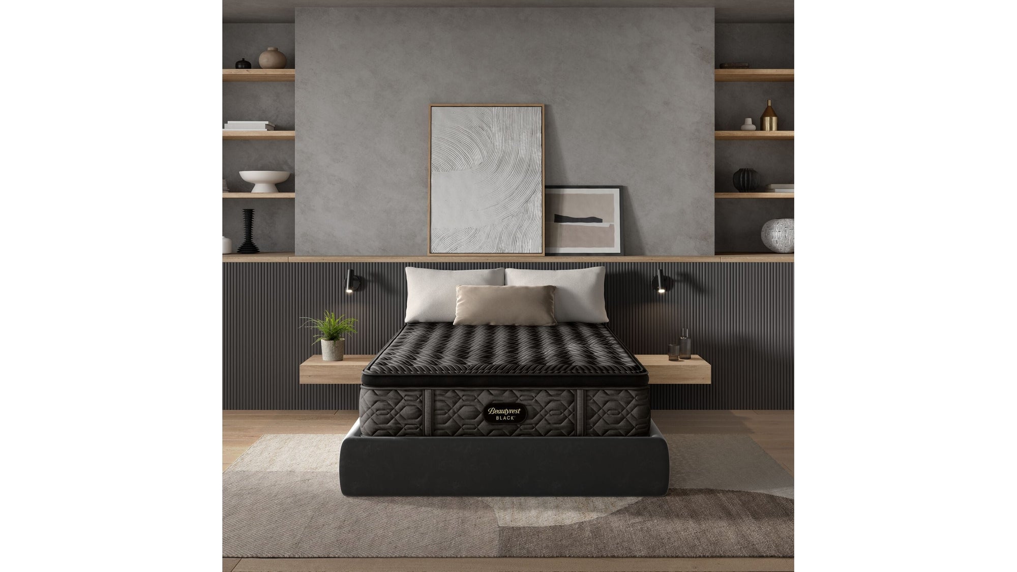 Beautyrest Black - 14.75" Series One Medium Pillow Top Mattress