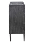 Laurentia - 2 Door Accent Cabinet - Black & Silver