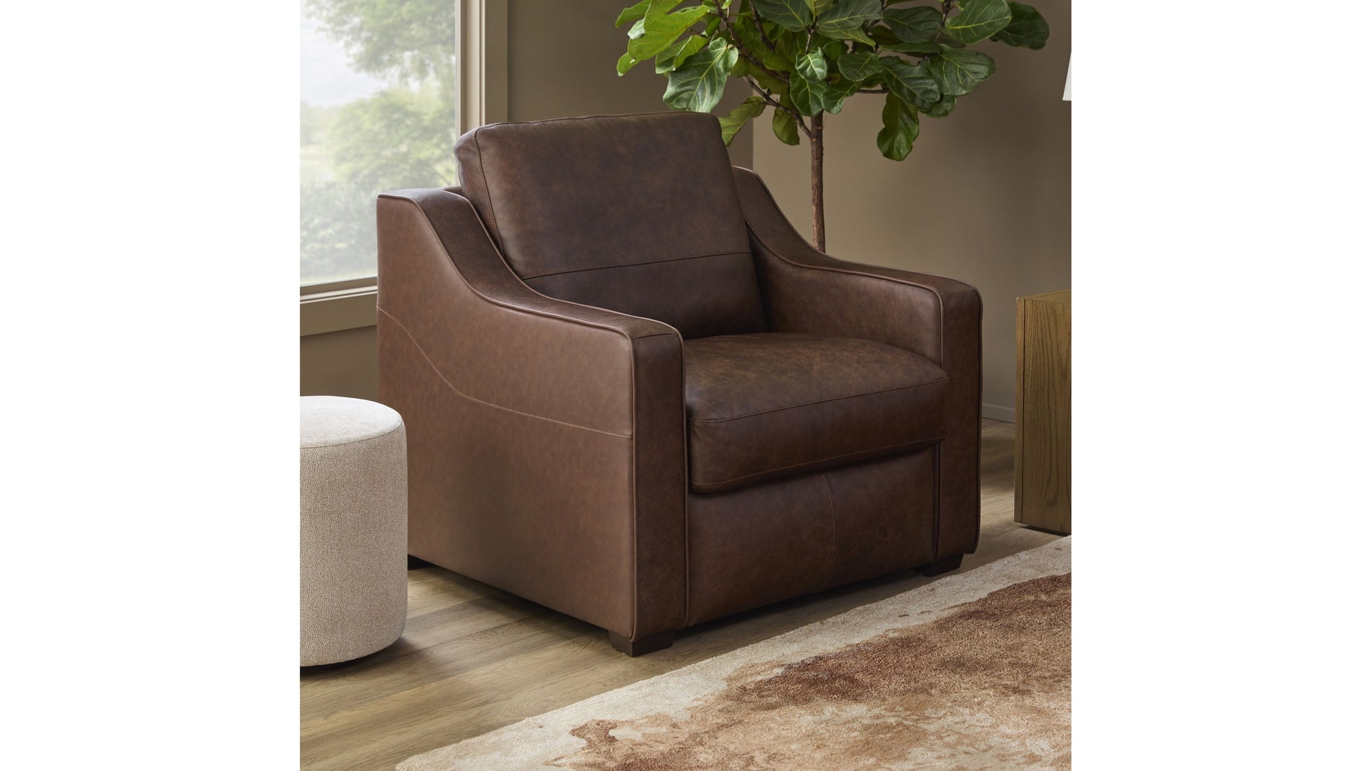 Hudson - Chair - Dark Brown