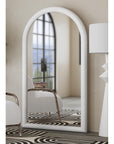 Vega - Floor Mirror - Matte White