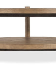 Vineyard Row - 44" Round Cocktail Table - Light Brown