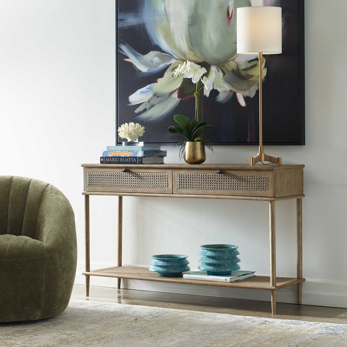 Coast - Mid Century Console Table - Dark Brown