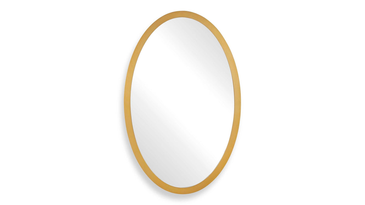 Elstree - Oval Mirror - Antique Brass
