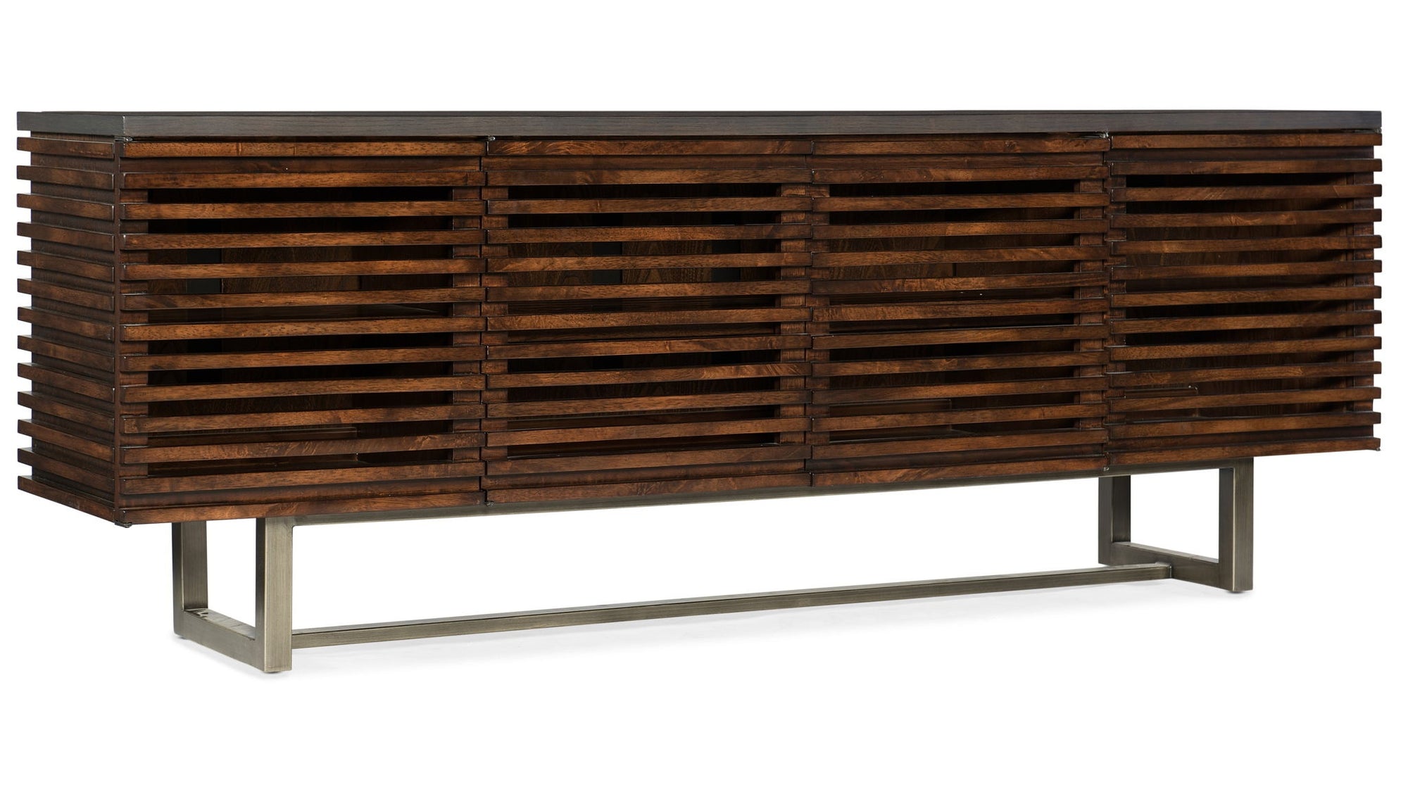 5657-55 - 78" Solstice Entertainment Console - Dark Brown