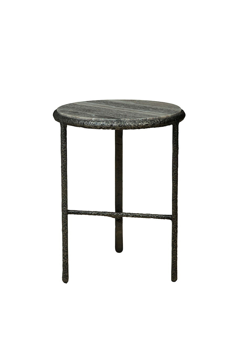 Ferris - End Table - Gray / Black