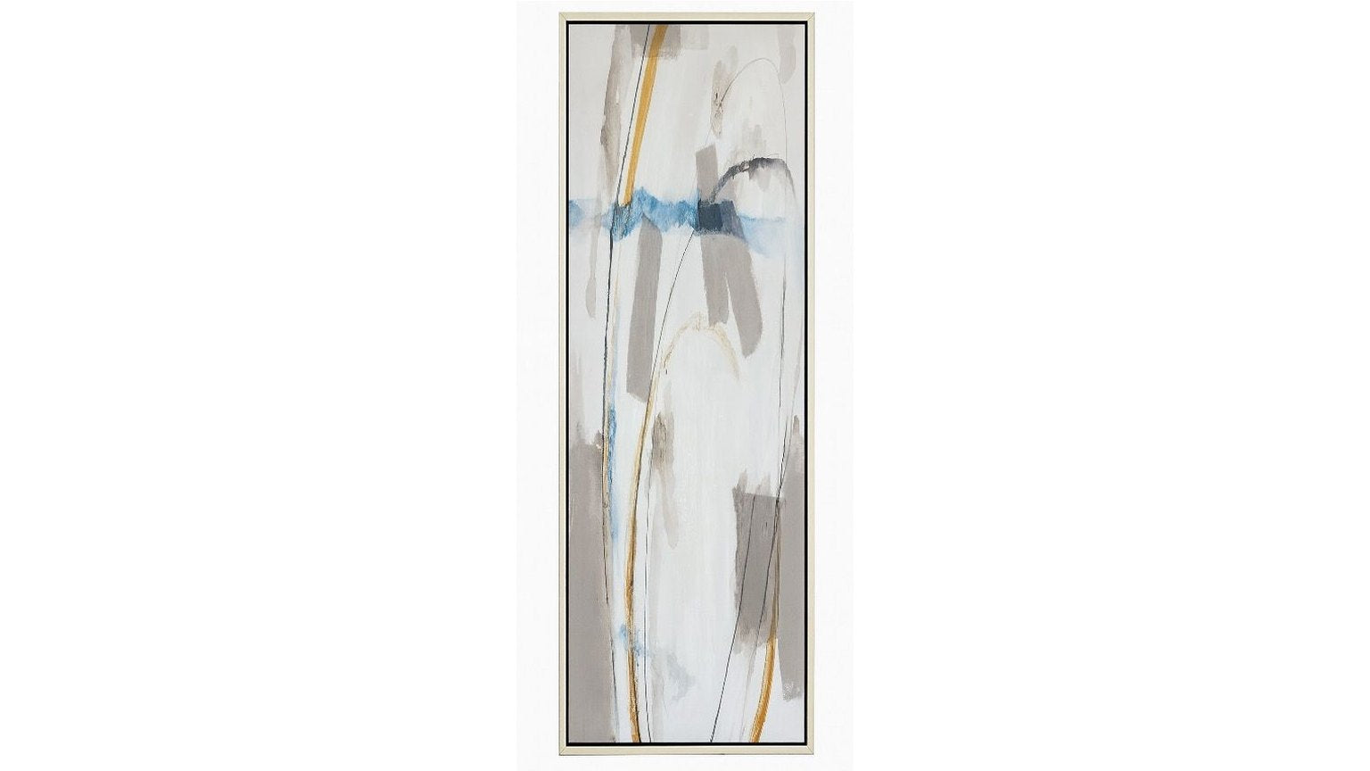 Framed Canvas Tranquil Flow - Gold