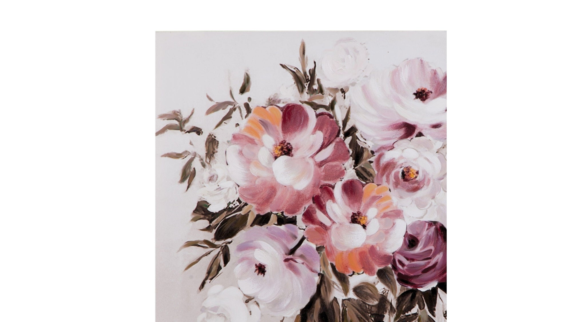 A Gift Canvas Art - Beige / Pink