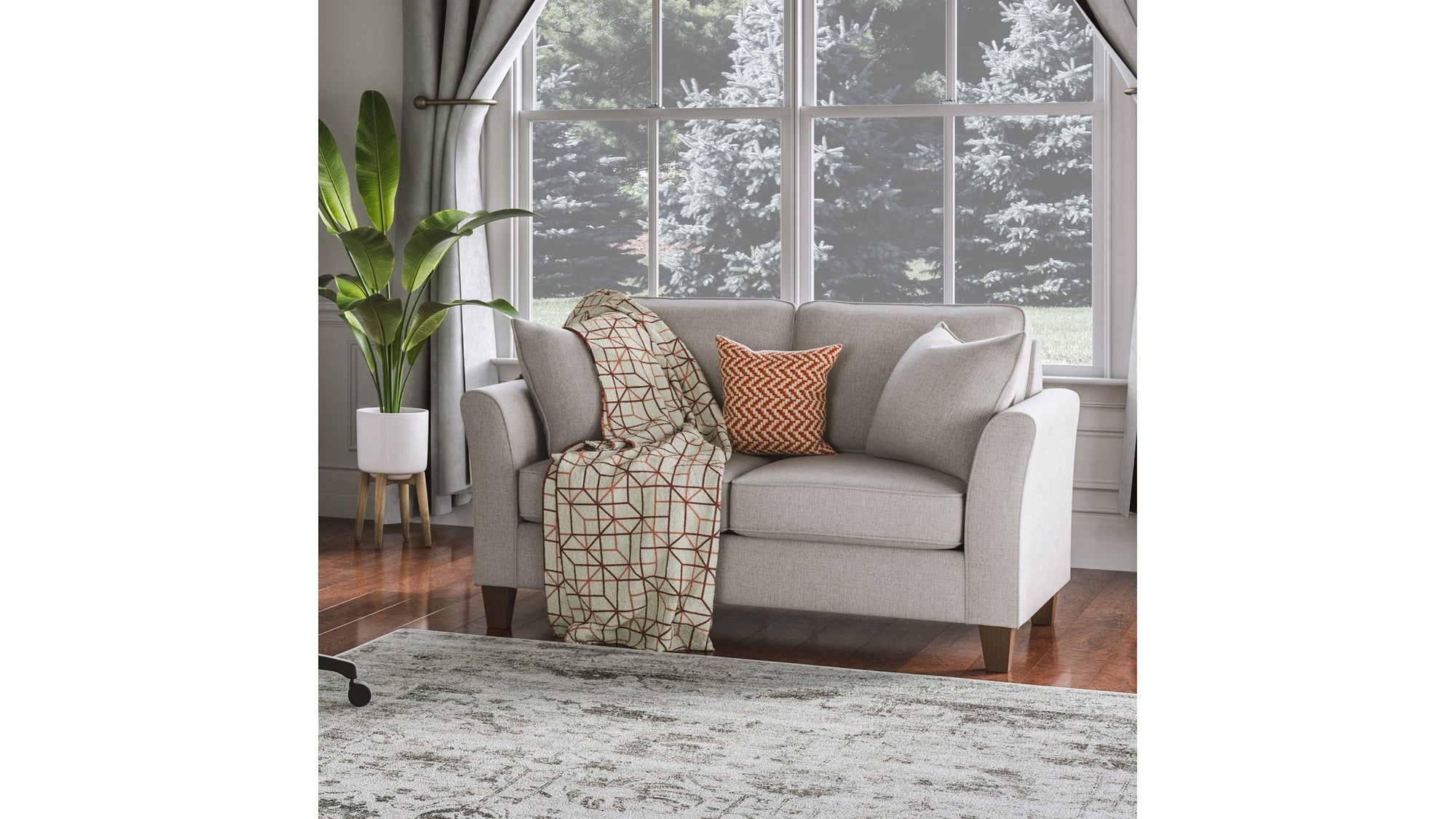 Libby - Fabric Loveseat