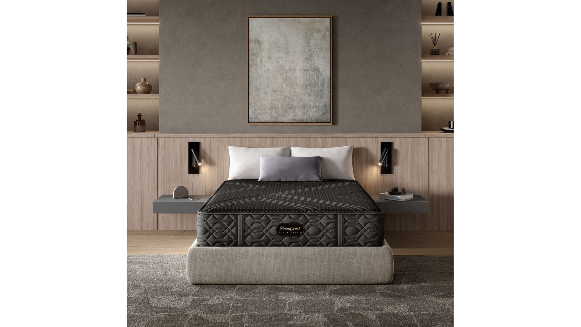 Beautyrest Black - 13" Series One Hybrid Medium Mattress