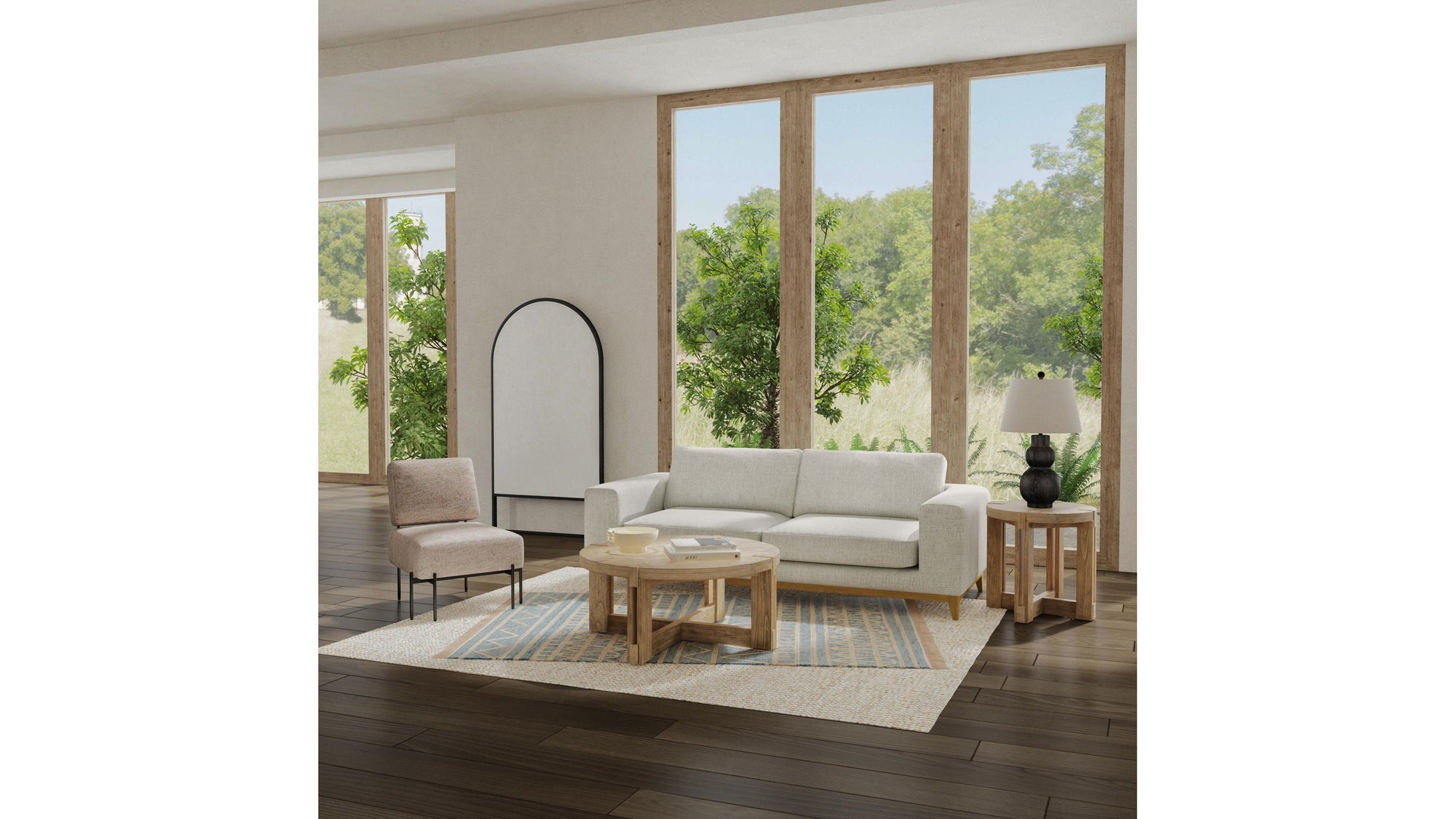 McGuire - Cocktail Table - Dark Brown