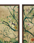 Chinoiserie Framed Print Set of 4 - Green