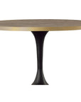 Drummond - Dining Table - Black / Light Brown