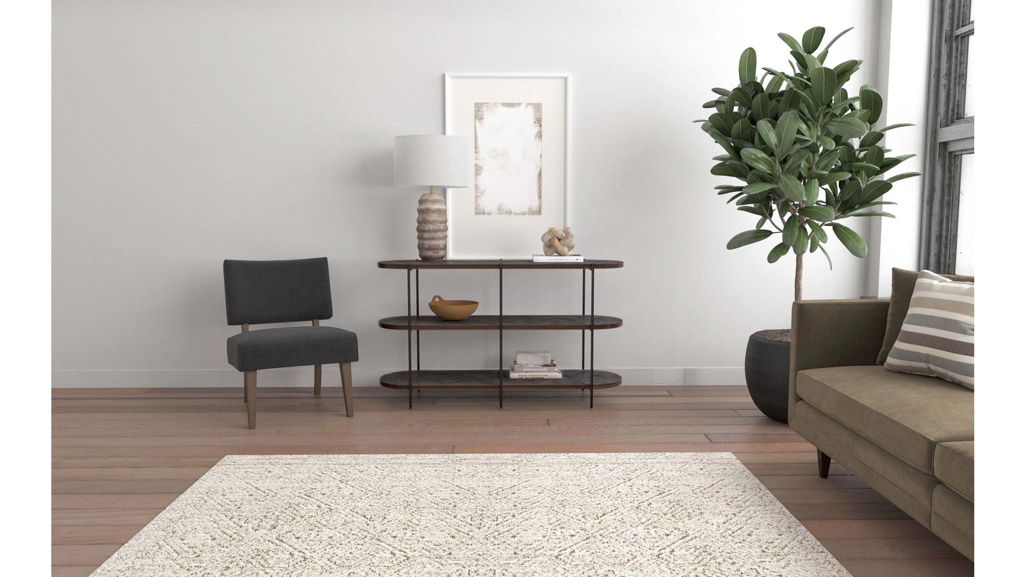 Commerce And Market - Console Table - Dark Brown