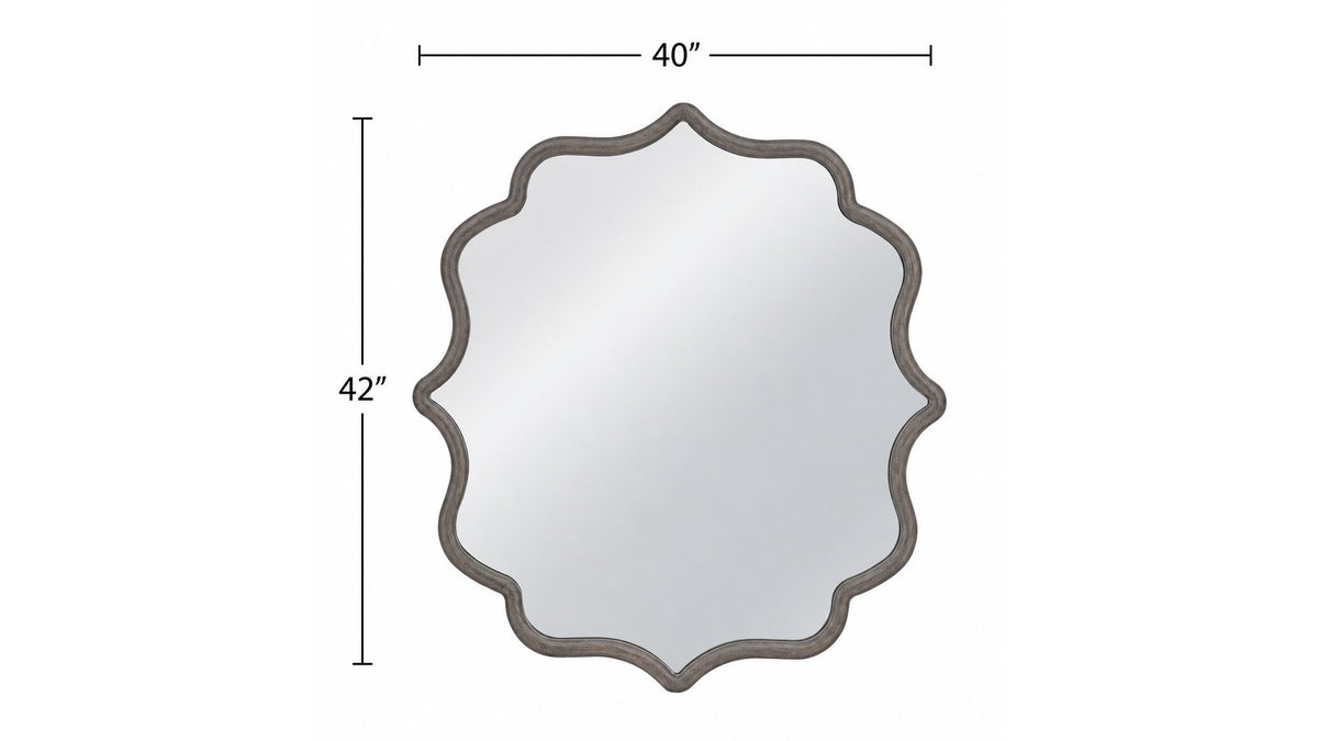 Sherwood - Wall Mirror - Weathered Gray