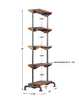 Rhordyn - Industrial Etagere - Light Brown