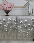 Petal - Bar Cabinet - German Silver