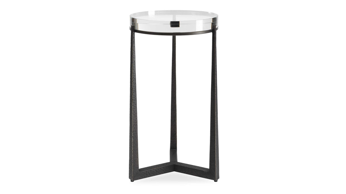 Midas - Round Accent Table - Dark Bronze