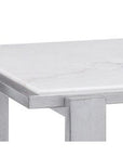 Hessle - Rectangle End Table - Silver