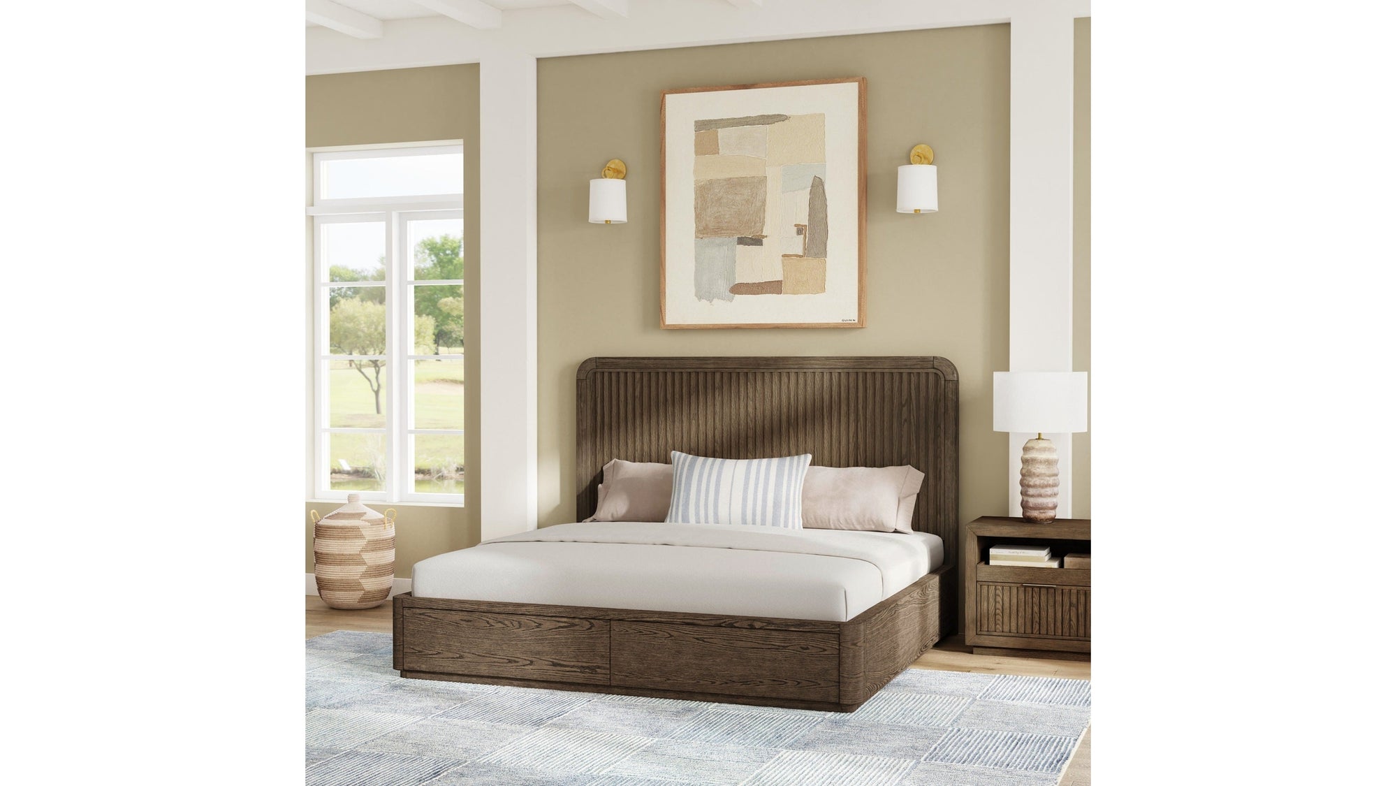 Athens - Panel Storage Bed