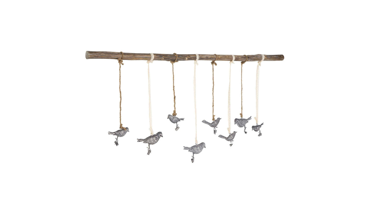 Birds On A Branch - Wall Art - Light Brown