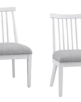 Nadine - Dining Chair Set of 2 - White