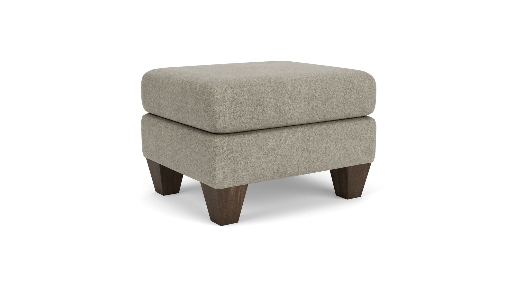 Moxy - Fabric Ottoman, Square Tapered Legs