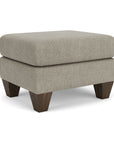 Moxy - Fabric Ottoman, Square Tapered Legs