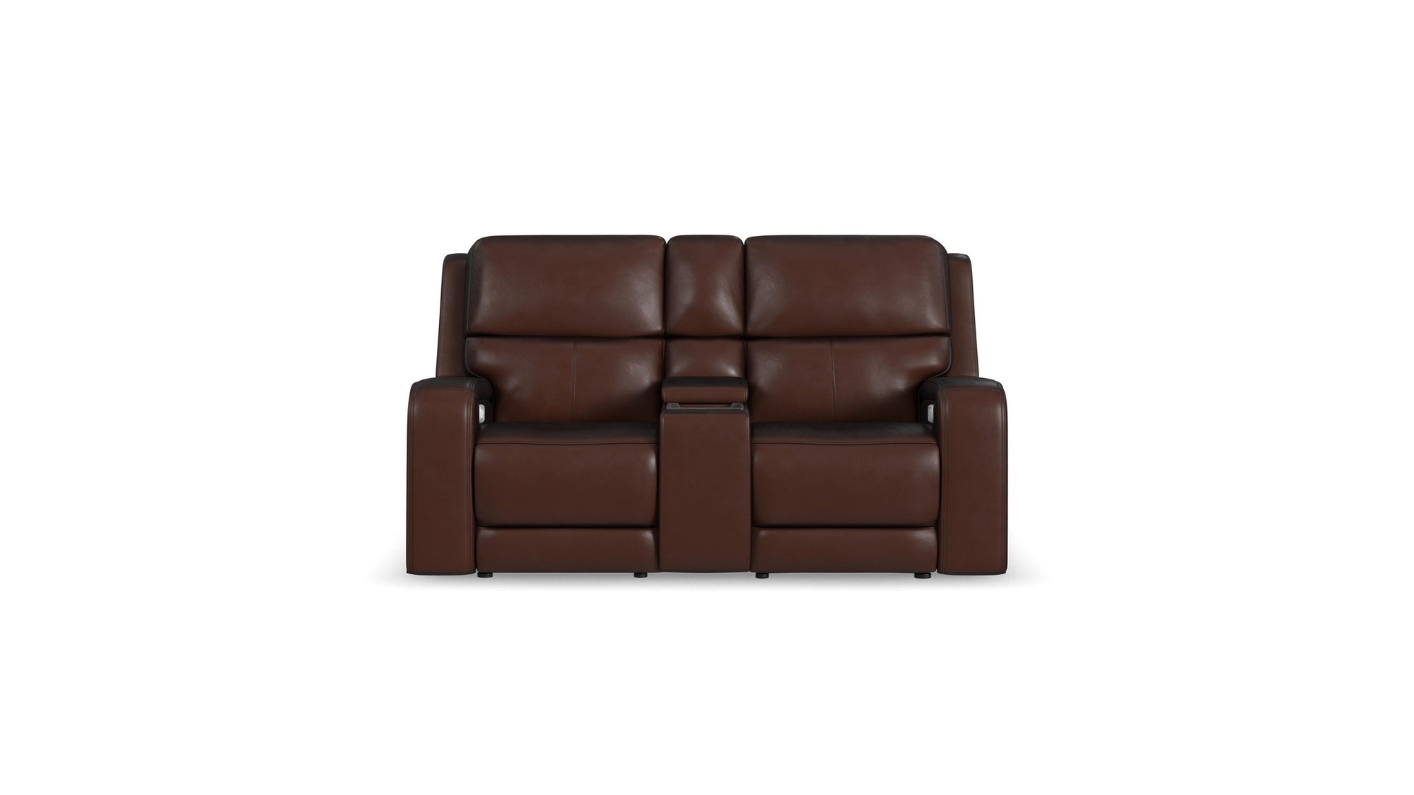 Oasis - Power Reclining Loveseat With Console, Power Headrests, Lumbar, Heat & Massage