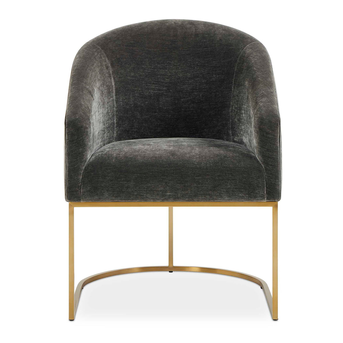 Hanni - Dining Chair - Charcoal / Gold