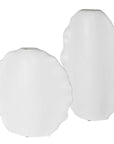 Ruffled Feathers - Modern Vases (Set of 2) - White