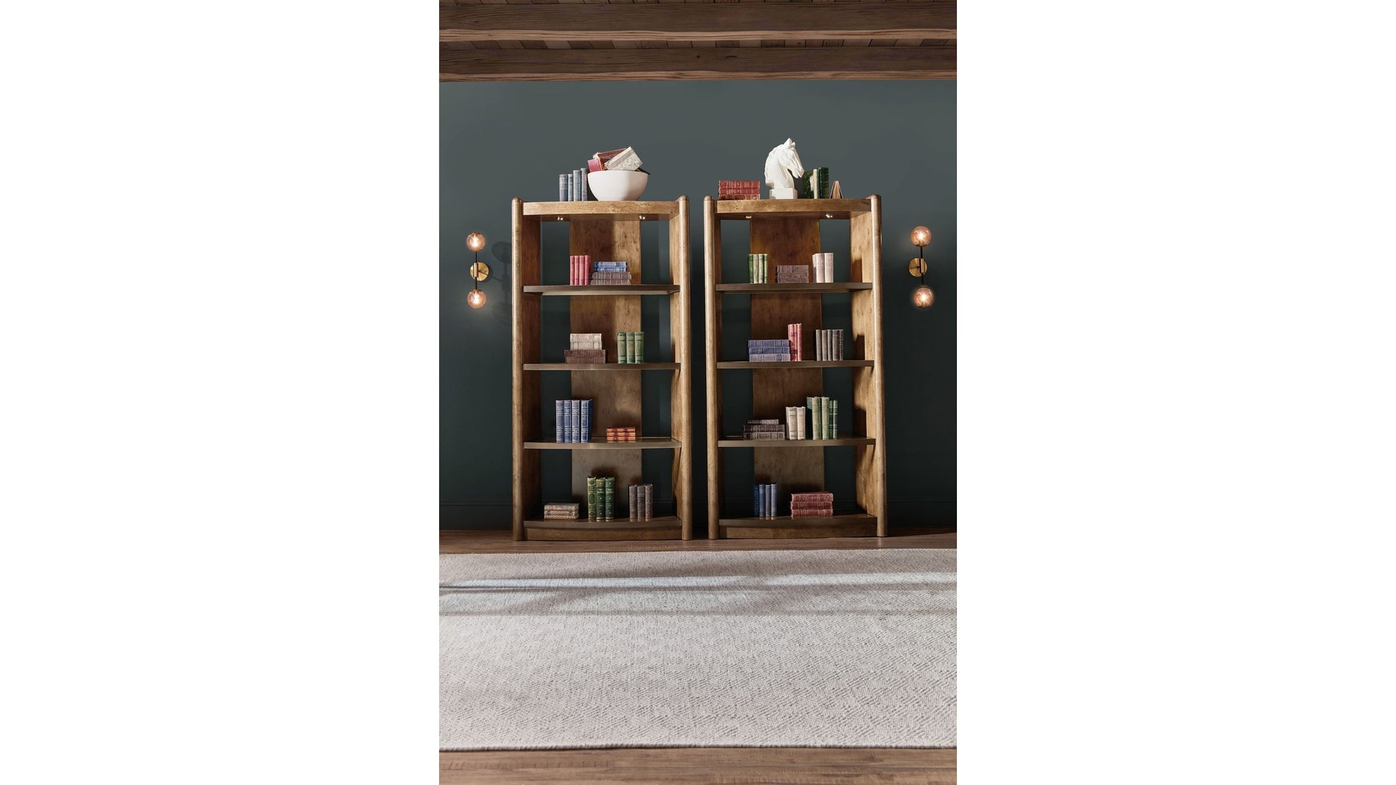 Melange - Romano Etagere - Dark Brown
