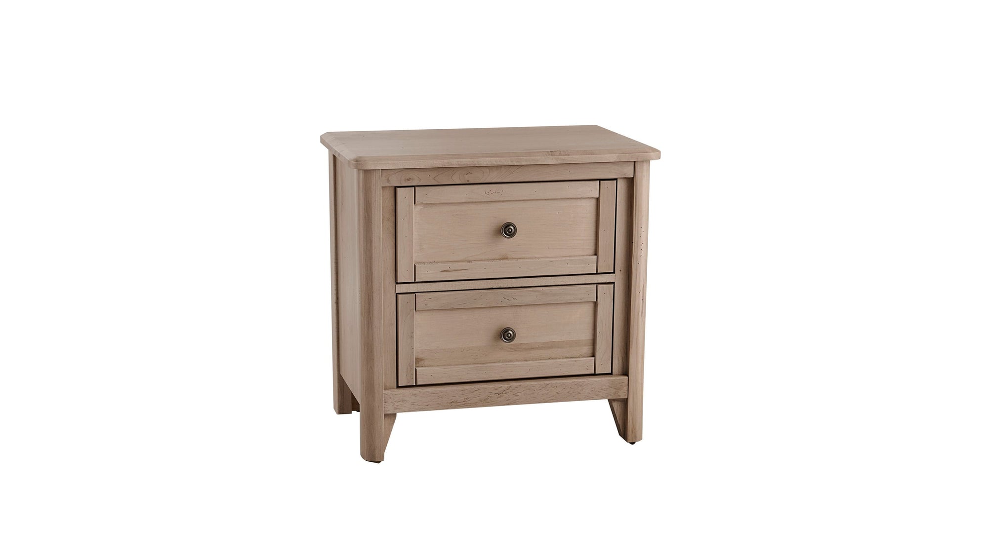 Woodbridge - 2 Drawer Nightstand - Clear Maple