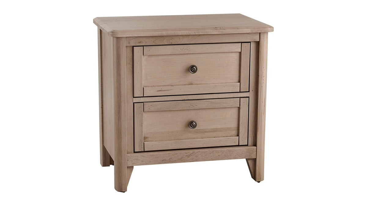 Woodbridge - 2 Drawer Nightstand - Clear Maple