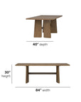 Lyra - Rectangular Dining Table - Light Brown