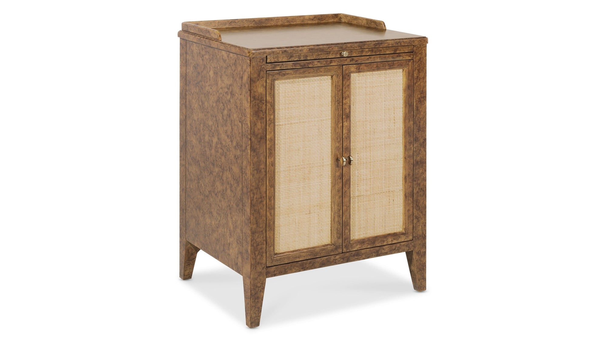 Archives - Two-Door Nightstand - Dark Brown