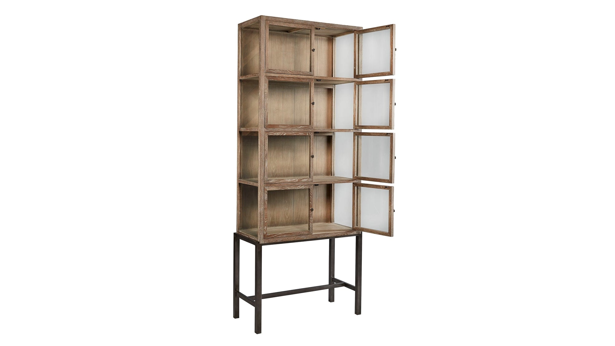 Veso - Display Cabinet - Light Brown